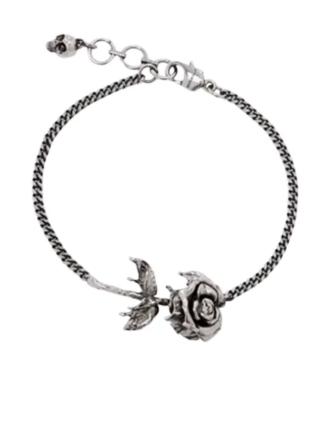 Alexander McQueen flower-detailing bracelet
