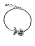 Alexander McQueen flower-detailing bracelet - Silver