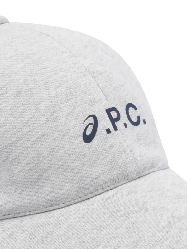 A.P.C. x Asics Charlie Baseball Cap | Grey | FARFETCH