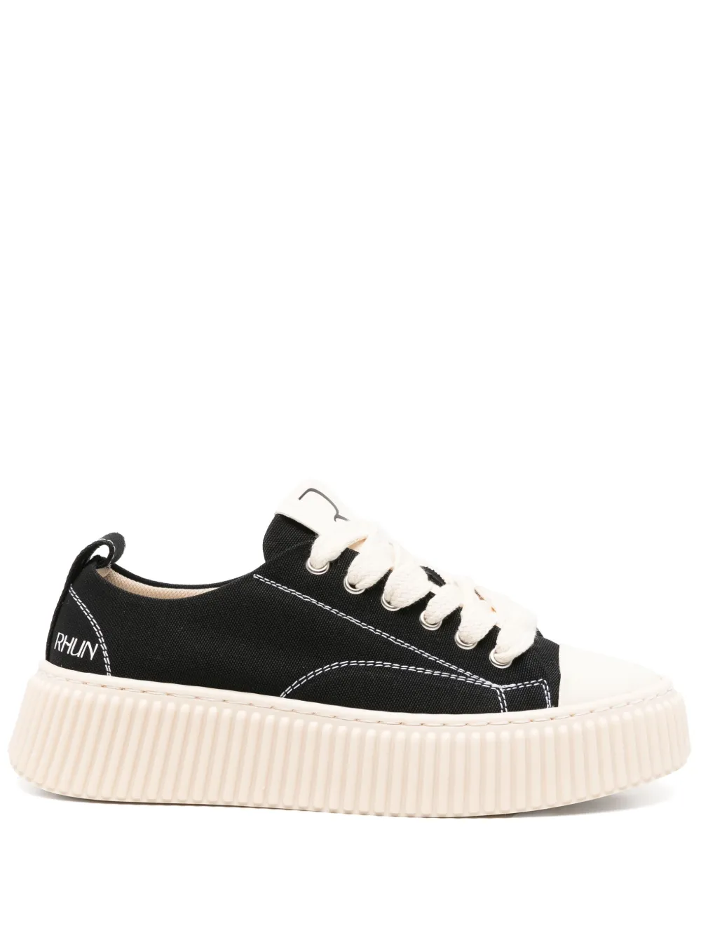 Rhun canvas sneakers | Black | Image 1