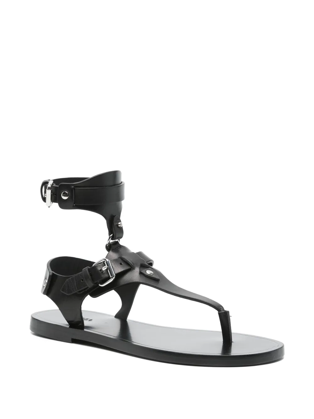 ISABEL MARANT leather sandals | Flat Sandals | Image 2