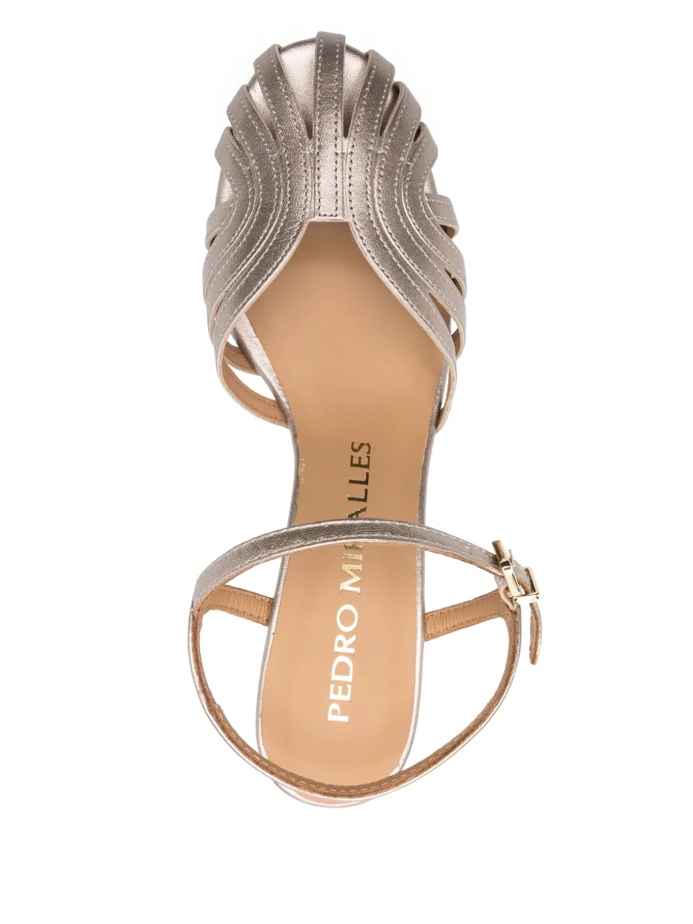 Pedro Miralles 90mm leather pumps Grey
