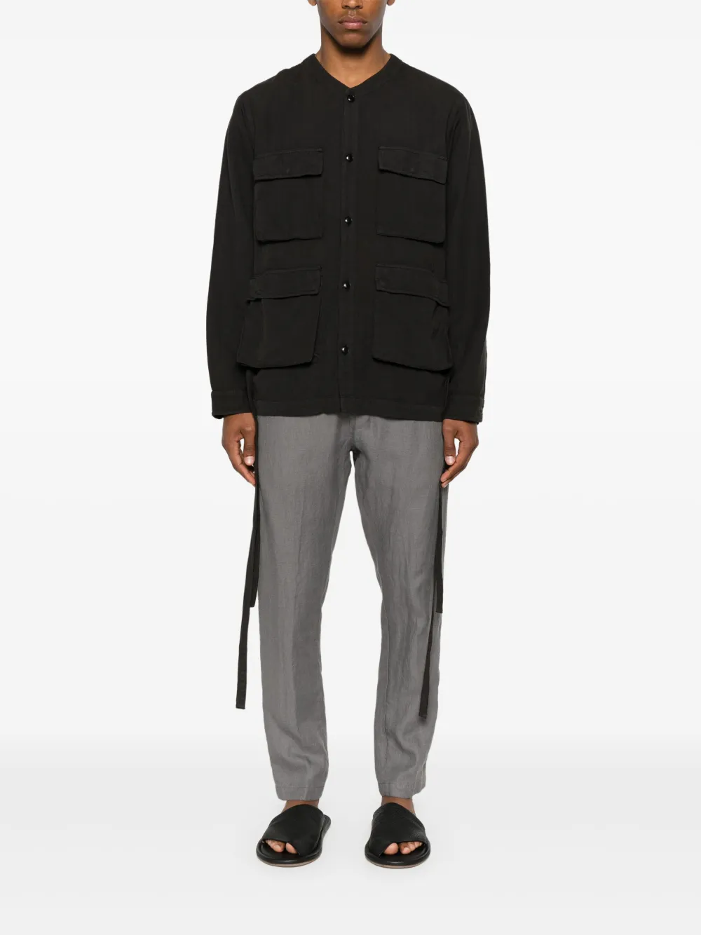 Maharishi jersey shirt - Zwart