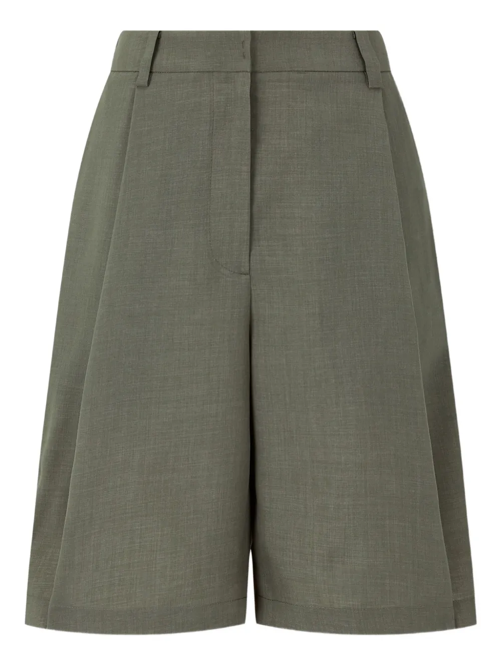 STUDIO TOMBOY bermudas con pinzas | verde | Image 1