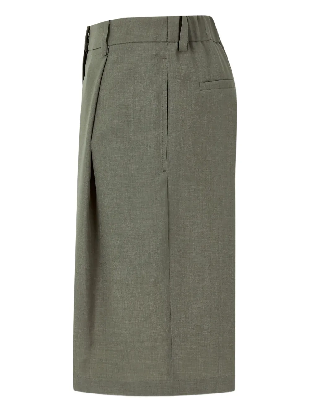 STUDIO TOMBOY pleated shorts - Groen