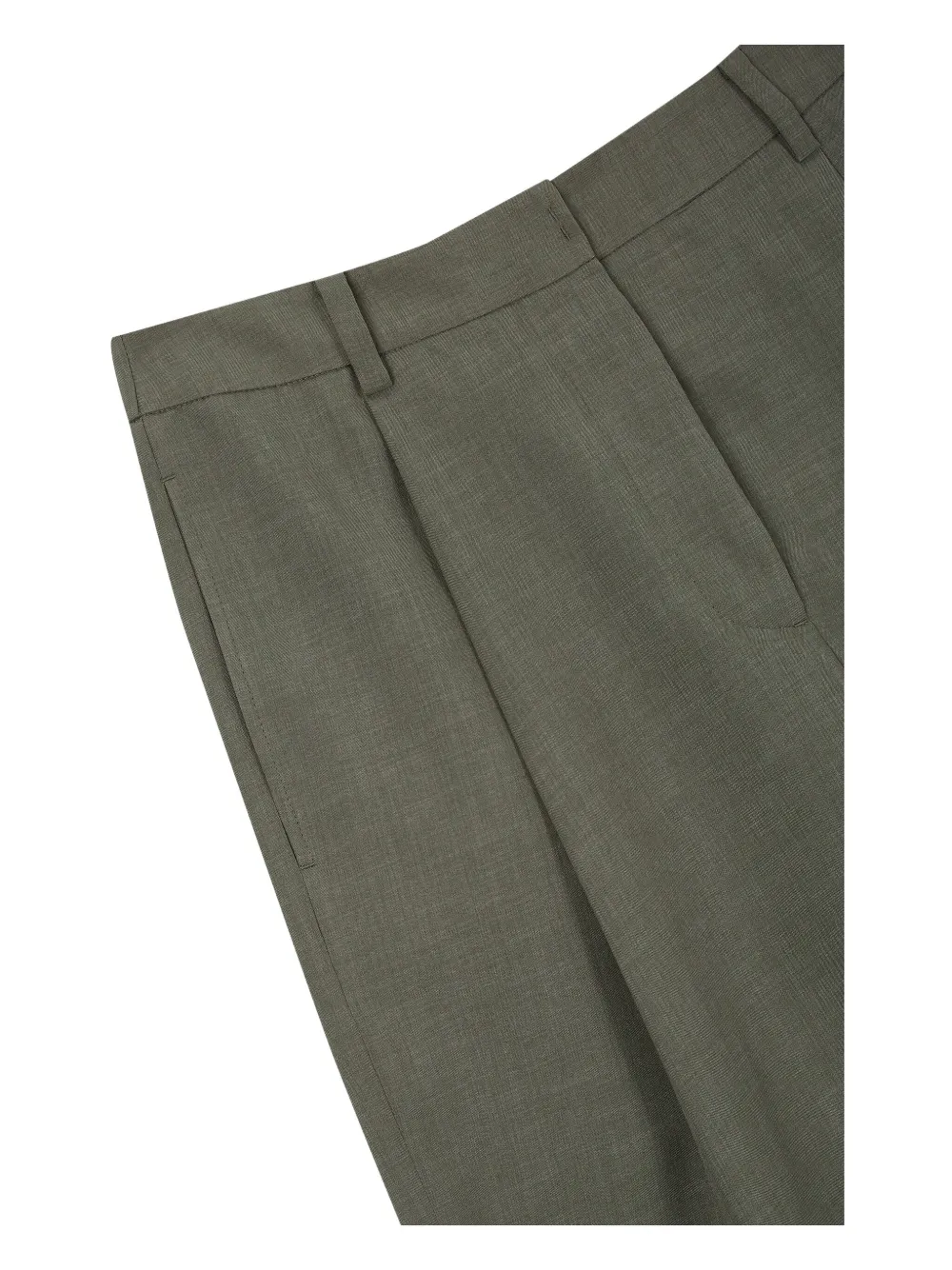 STUDIO TOMBOY Geplooide shorts Groen