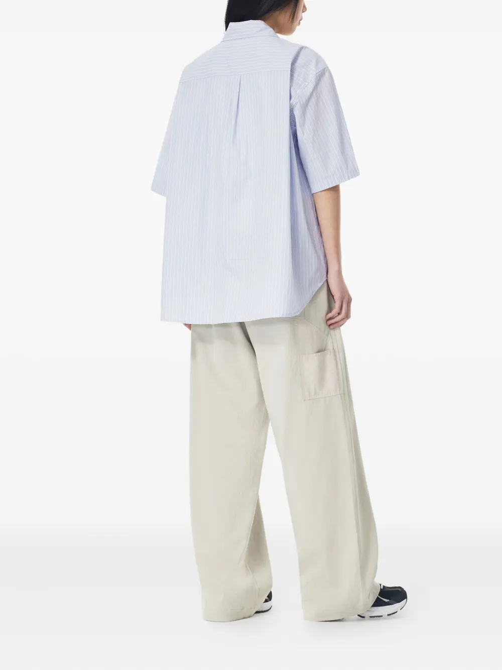 STUDIO TOMBOY short-sleeve striped shirt Blauw