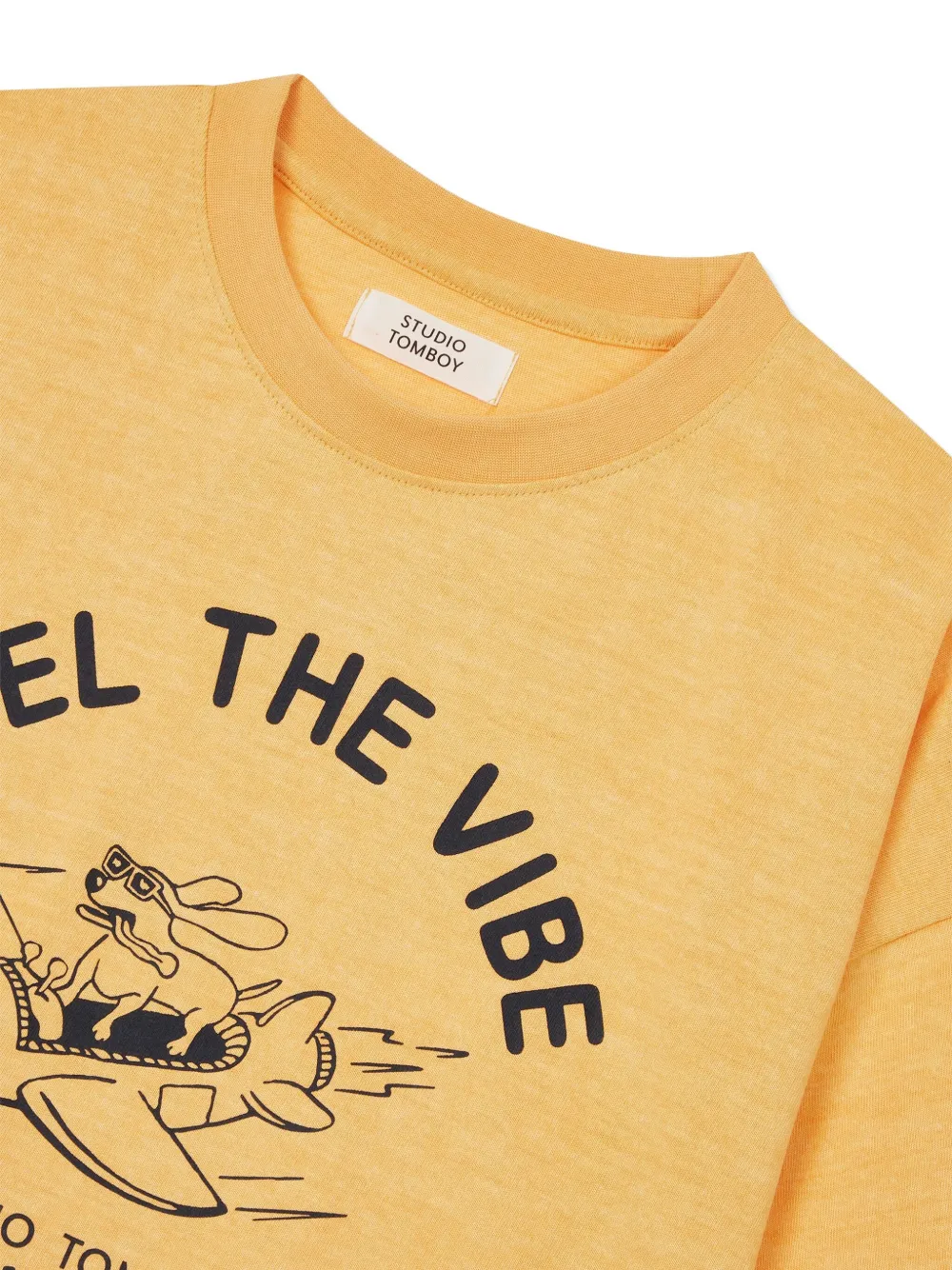 STUDIO TOMBOY T-shirt met grafische print Geel