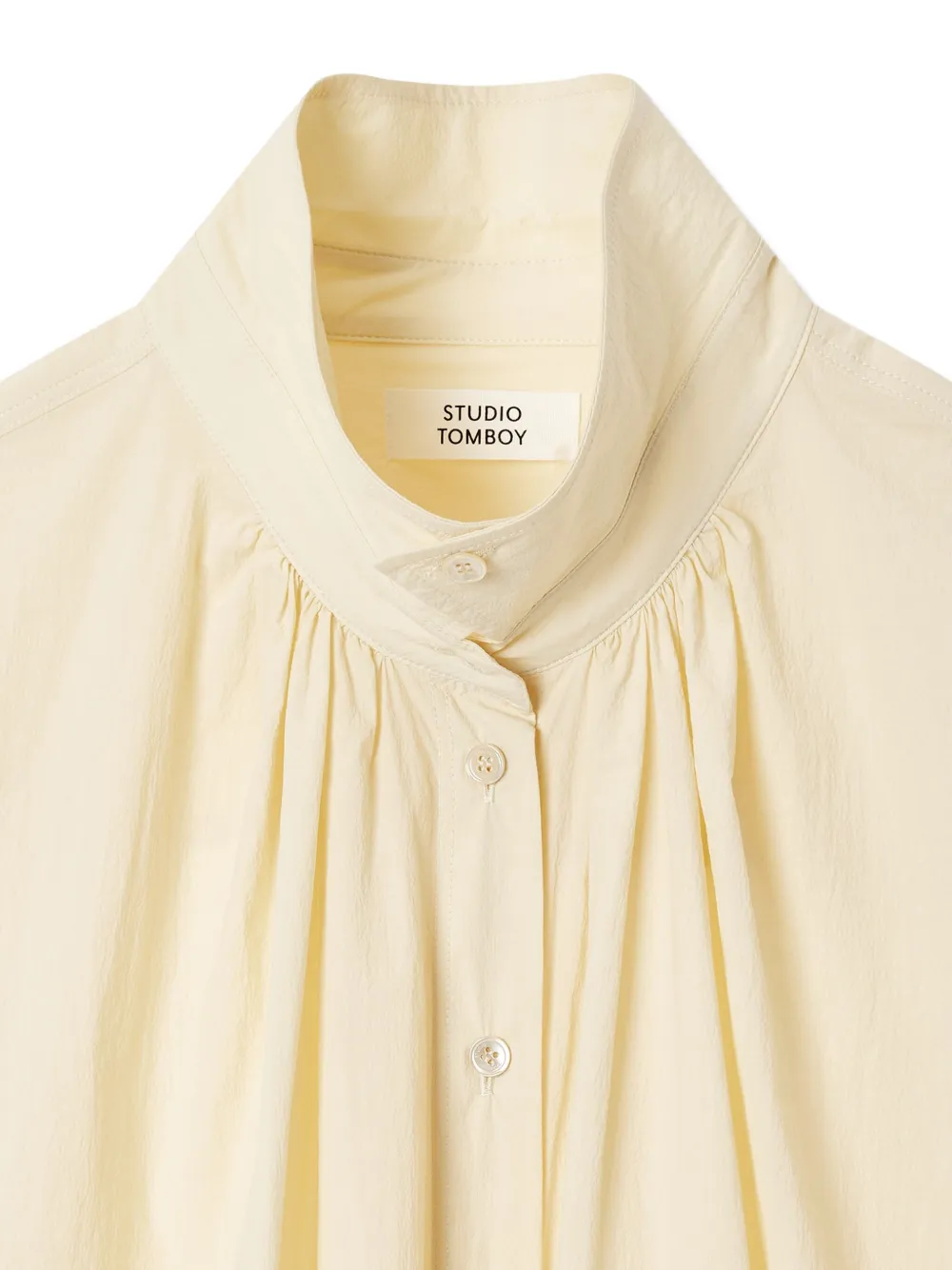 STUDIO TOMBOY Gestreept blouse Beige