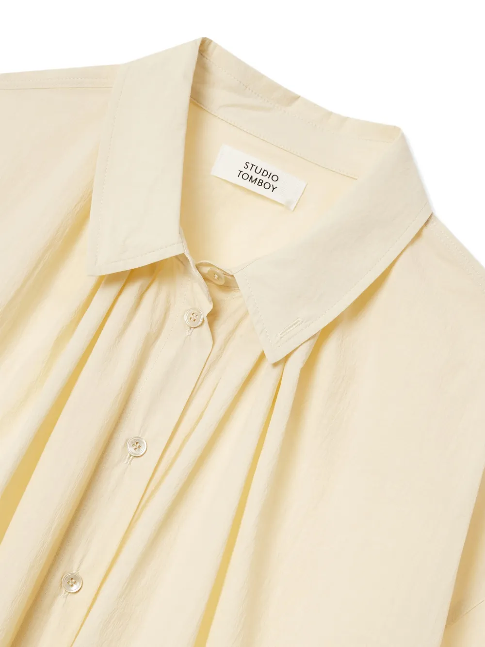 STUDIO TOMBOY Gestreept blouse Beige