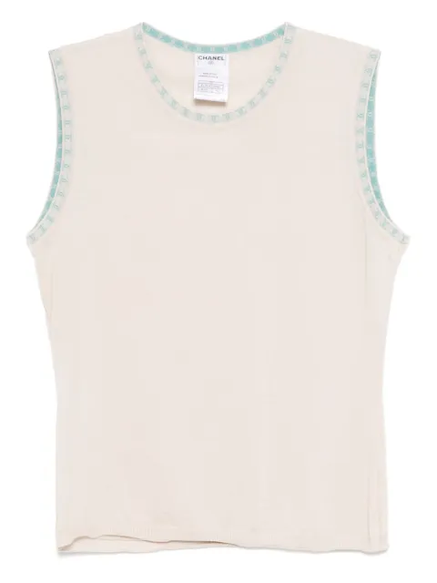 CHANEL Pre-Owned 2001 sleeveless tank top