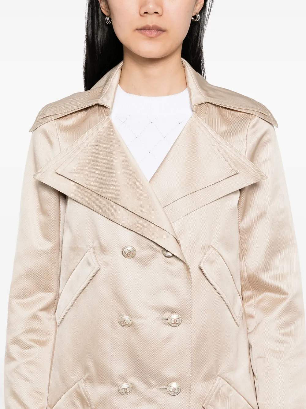 Pre-owned Chanel 1990-2000s Trench Coat