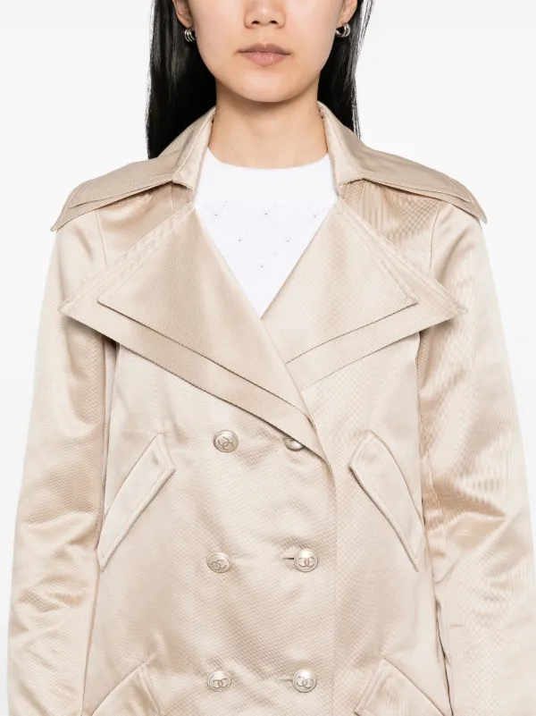 CHANEL Pre-Owned 1990-2000 トレンチコート | ニュートラル