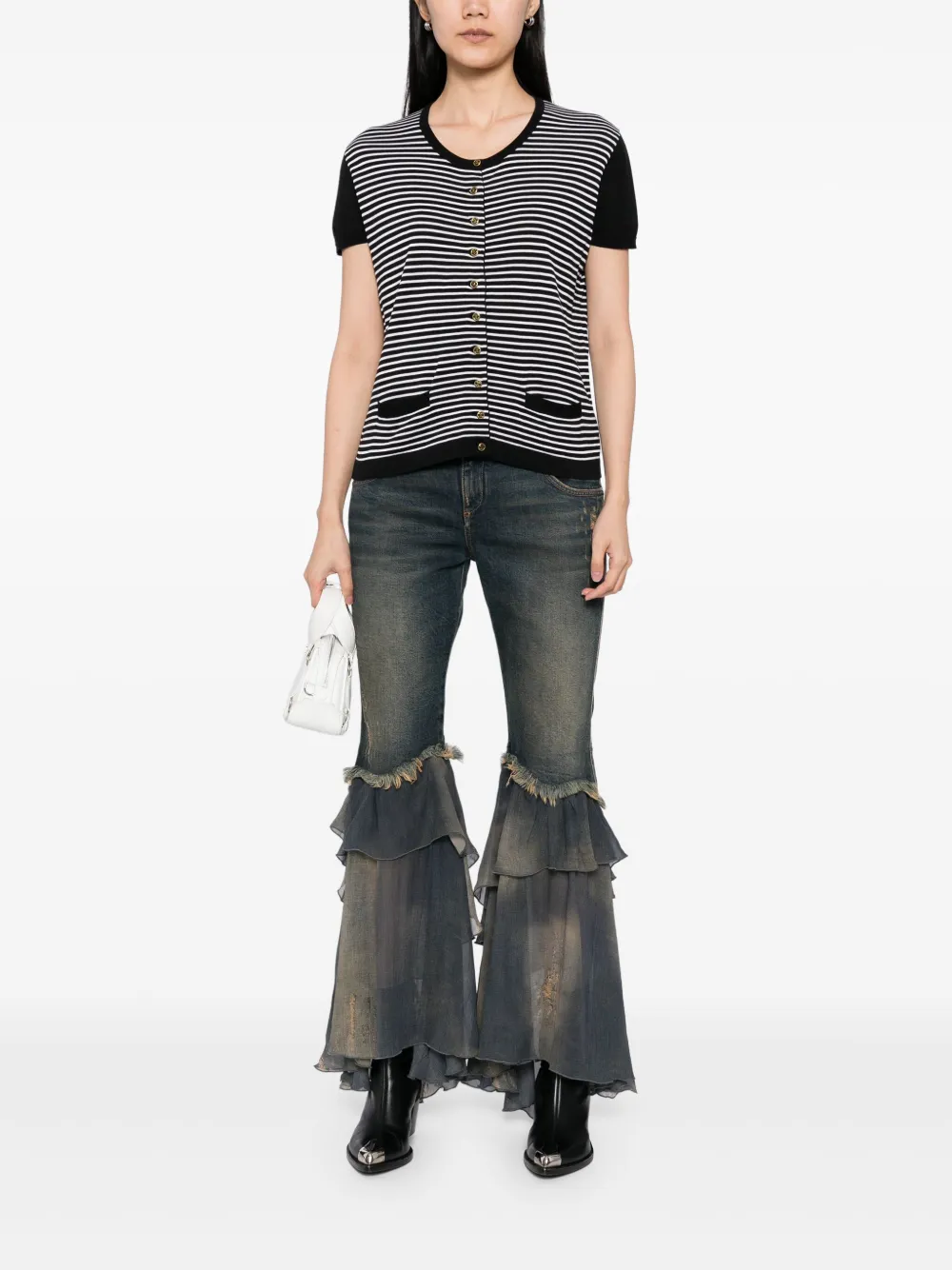 CHANEL Pre-Owned 1995 short-sleeved top | Image 2