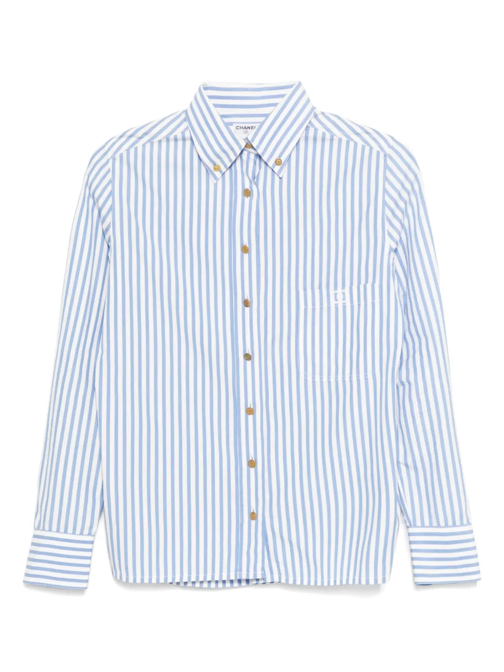 Pre-owned Chanel 1990-2000s Striped Shirt