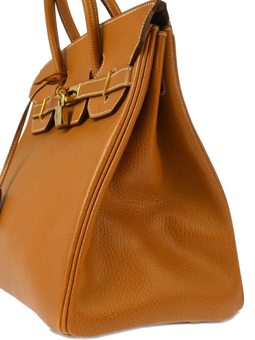 Pre-owned Hermes 1995 Haut À Courroies 32 Handbag In Neutral