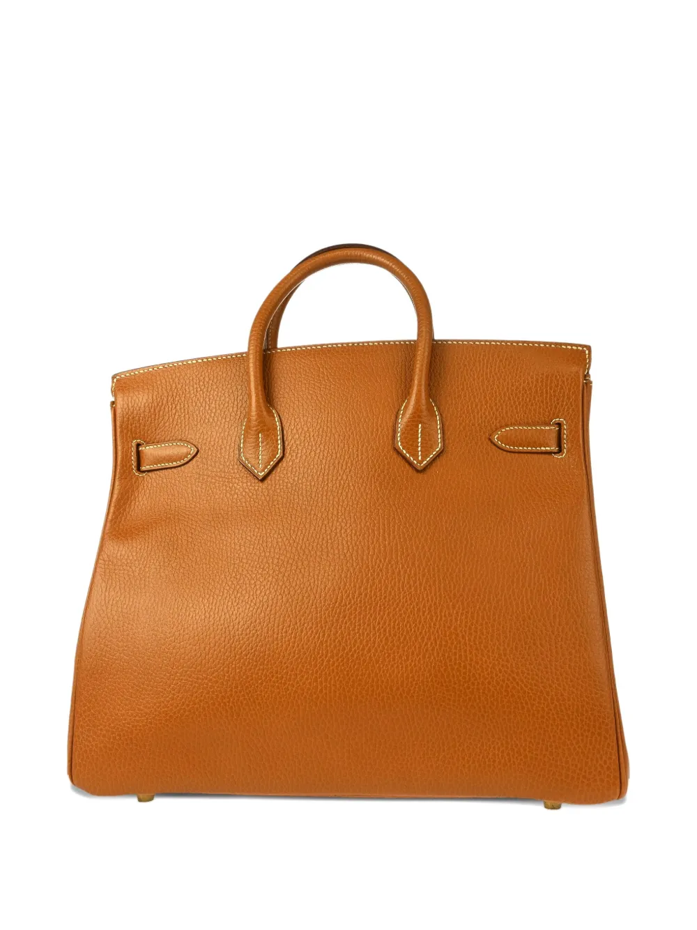 Pre-owned Hermes 1995 Haut À Courroies 32 Handbag In Neutral