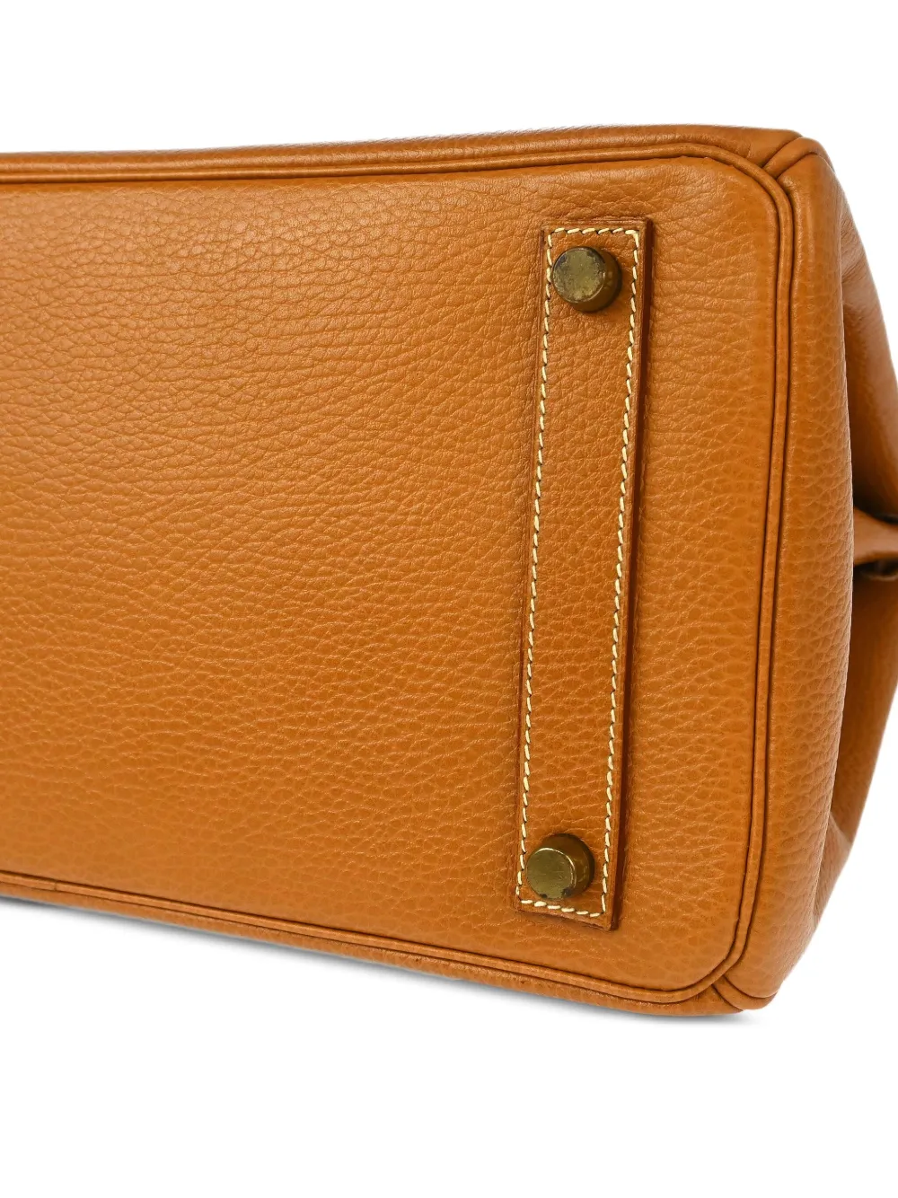 Pre-owned Hermes 1995 Haut À Courroies 32 Handbag In Neutral