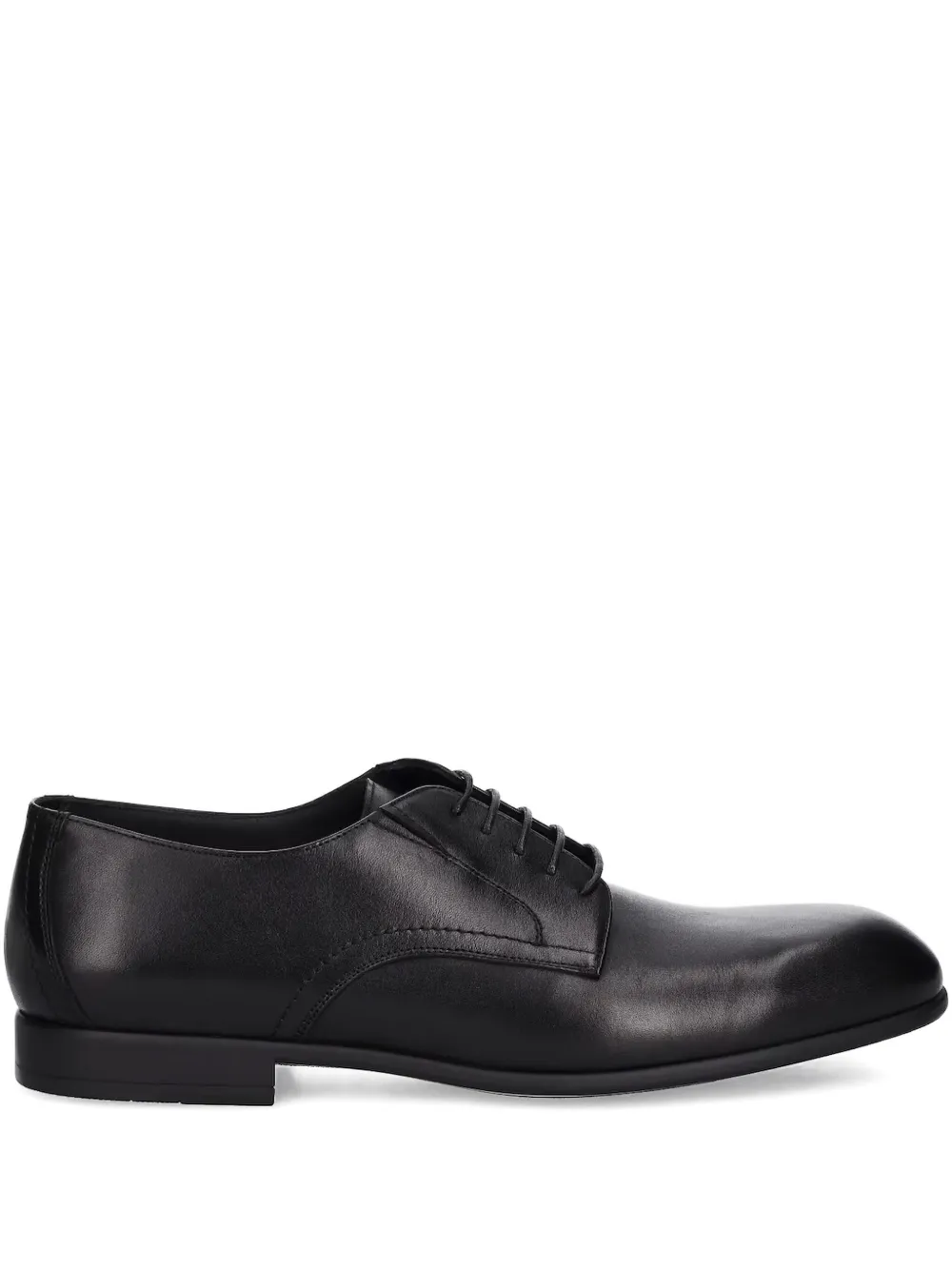 Baldinini leather derby shoes Black