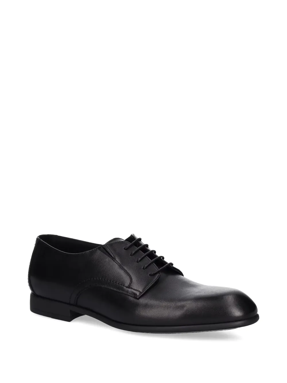 Baldinini leather derby shoes Black