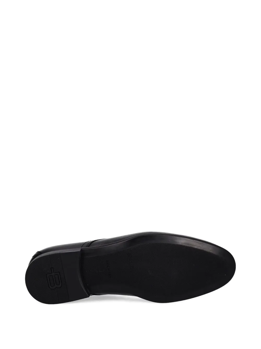 Baldinini leather derby shoes Black