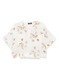 Undercover graphic-print blouse - Neutrals