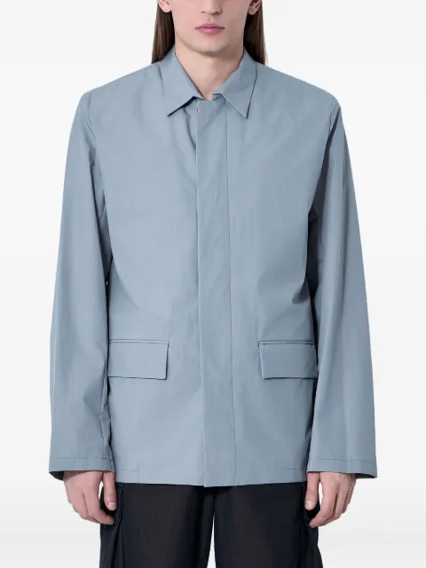 Rier flap-pocket cotton shirt jacket