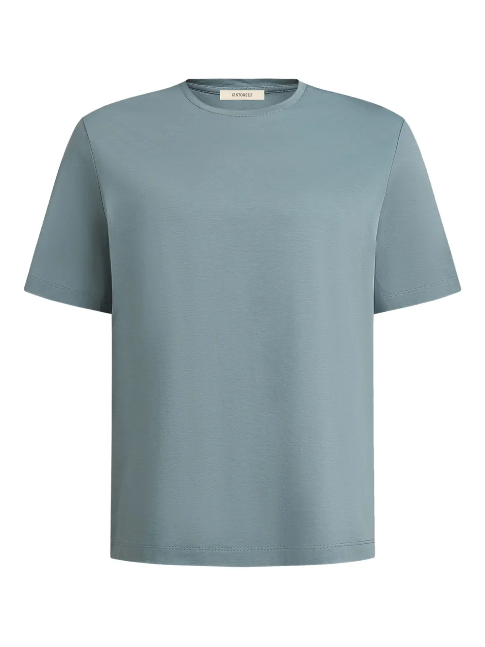 12 STOREEZ playera con cuello redondo | azul | Image 1
