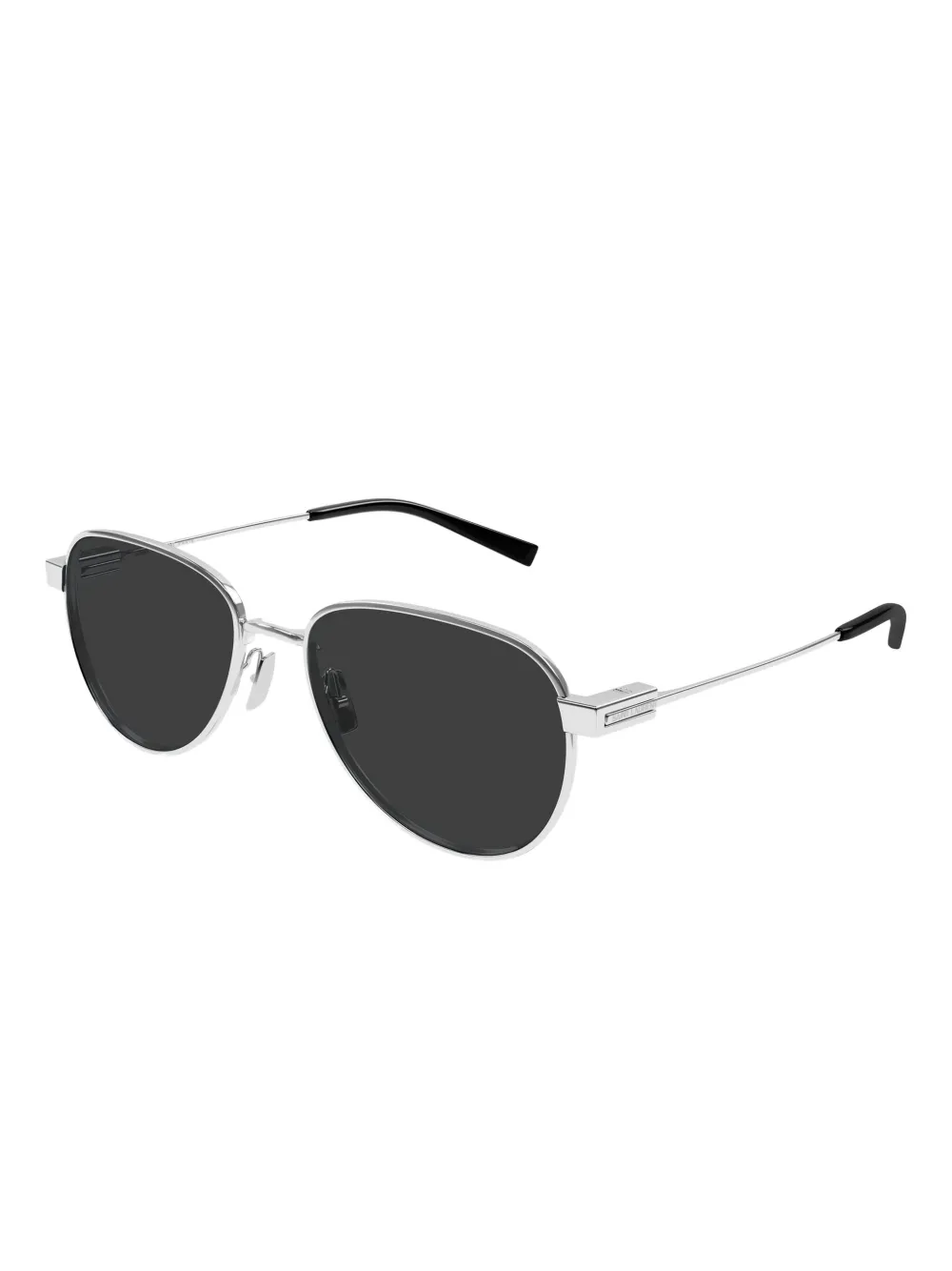 Saint Laurent Eyewear Zonnebril met piloten montuur Zilver