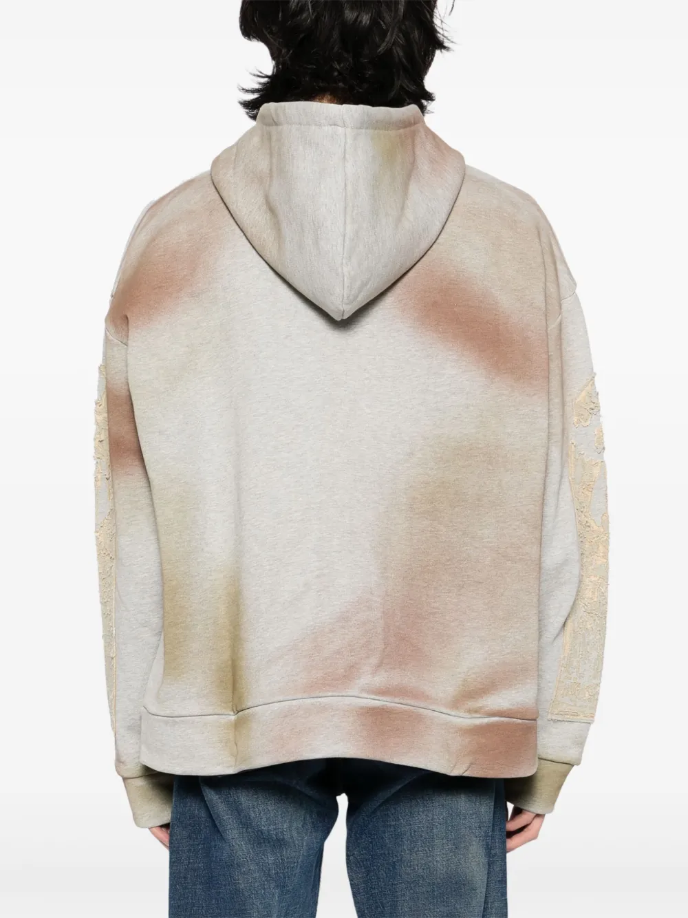 Who Decides War Signature Mechanic hoodie met rits Grijs