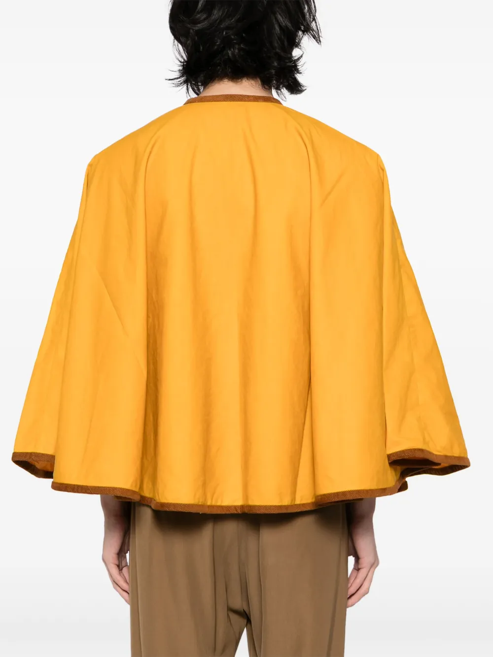 BODE Waxed regencape Geel