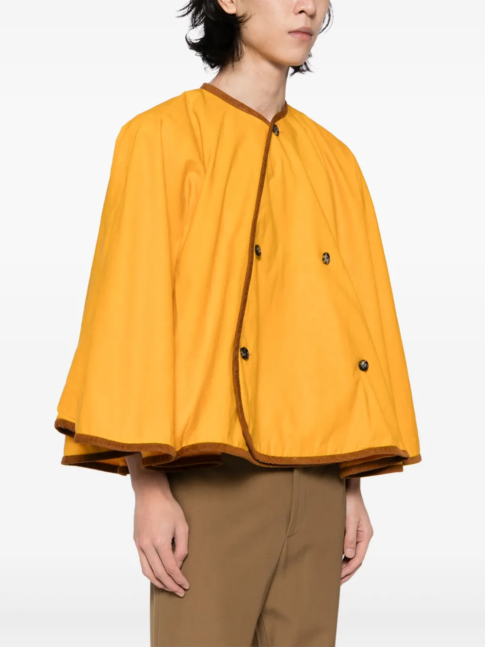 BODE Waxed regencape Geel