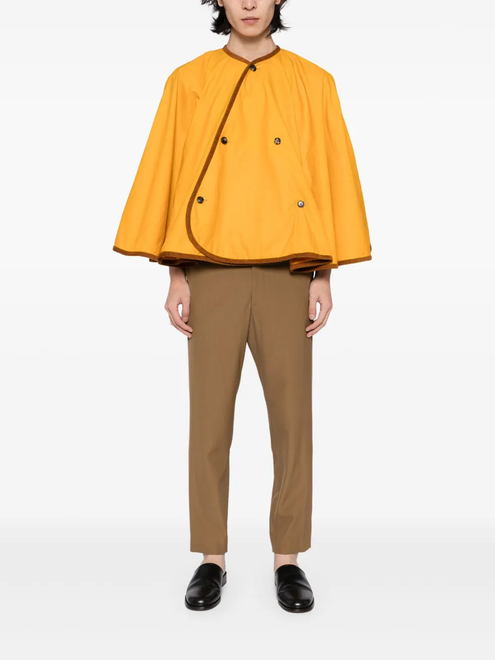 BODE Waxed regencape Geel