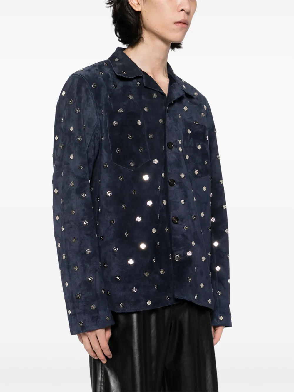 BODE Clover shirtjack Blauw