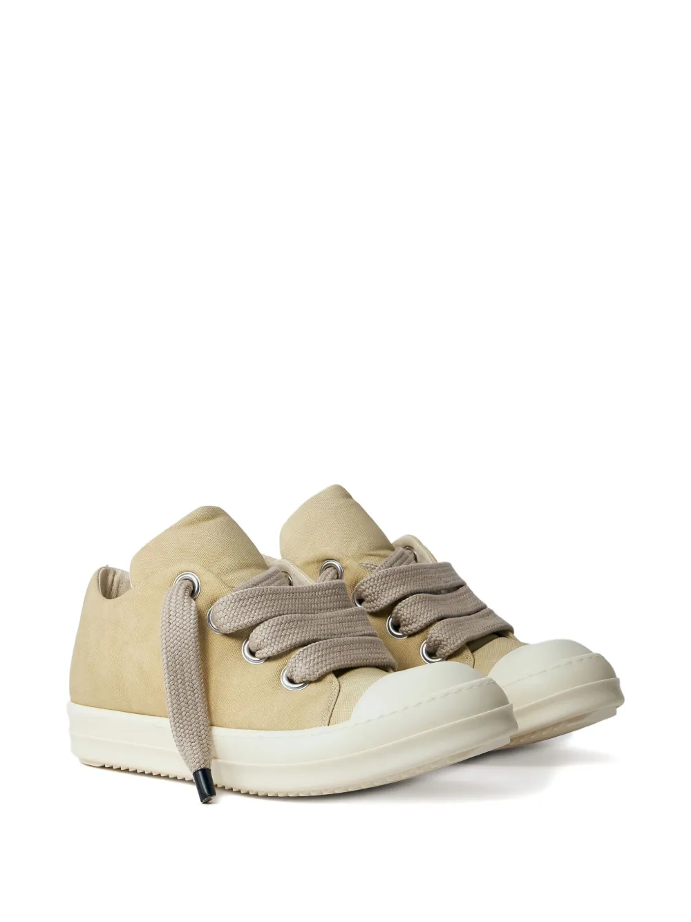 Rick Owens DRKSHDW Sneakers met grote veters Beige