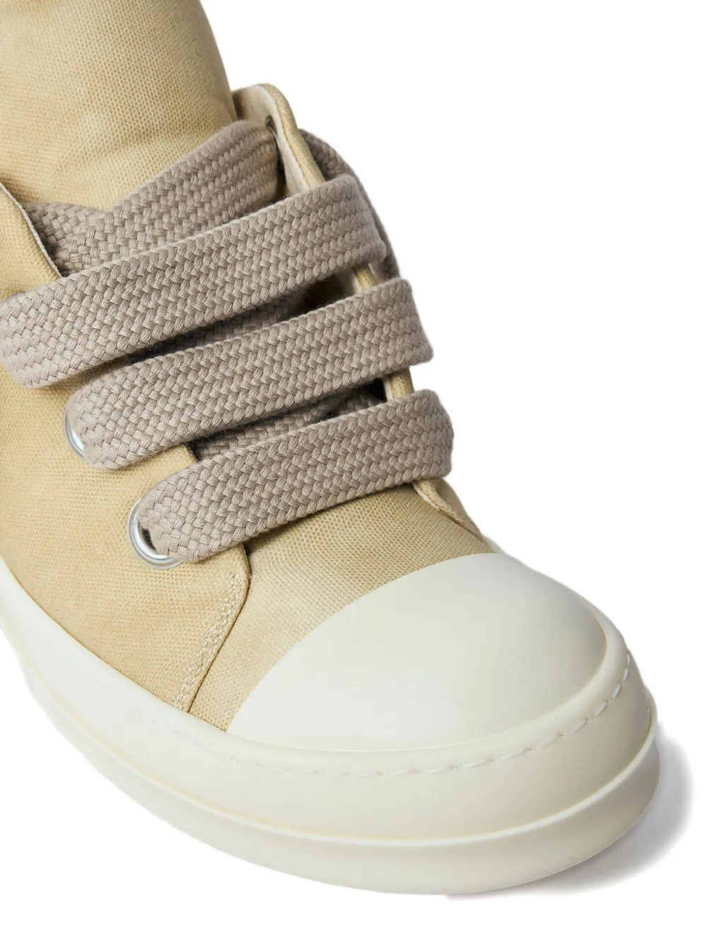 Rick Owens DRKSHDW Sneakers met grote veters Beige