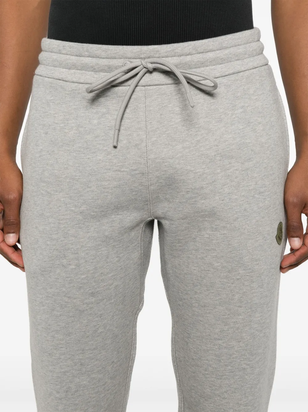 Moncler Katoenen trainingsbroek Grijs