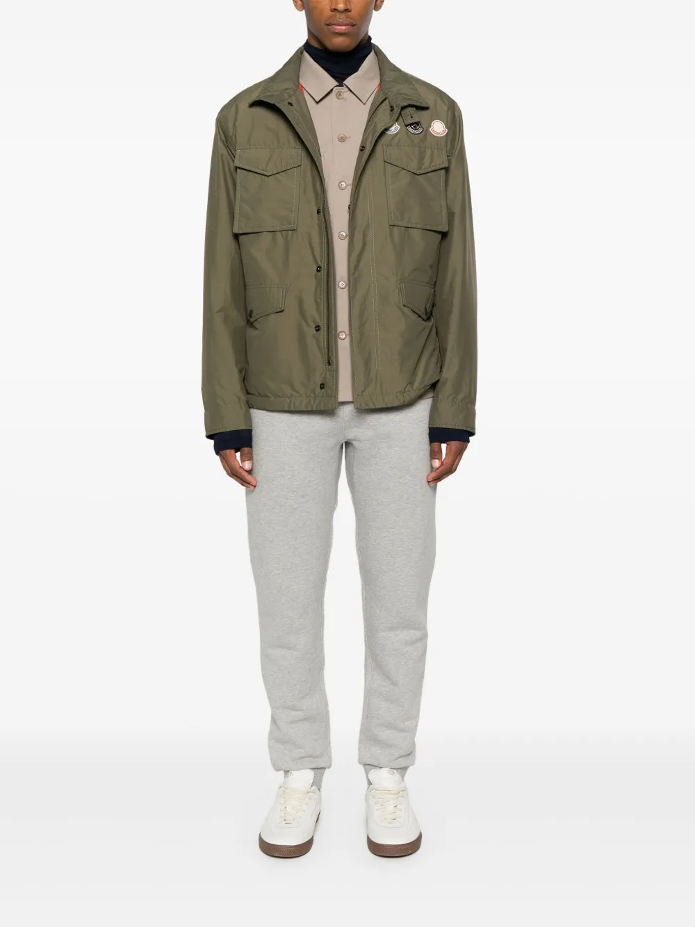 Moncler Katoenen trainingsbroek - Grijs