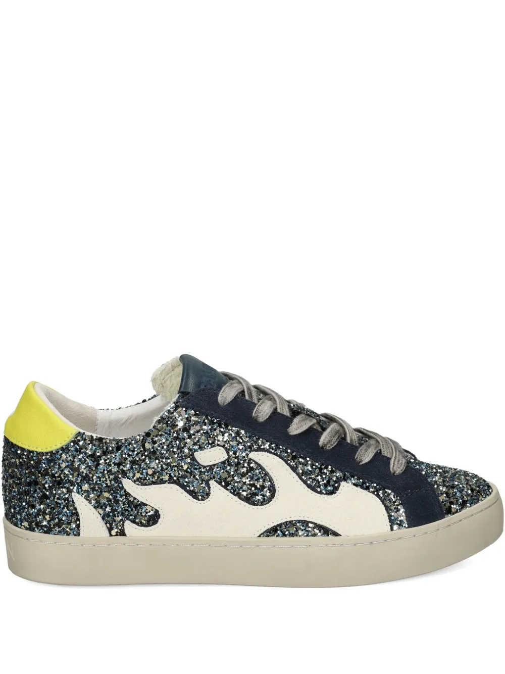Gamin glitter-embellished sneakers Blue