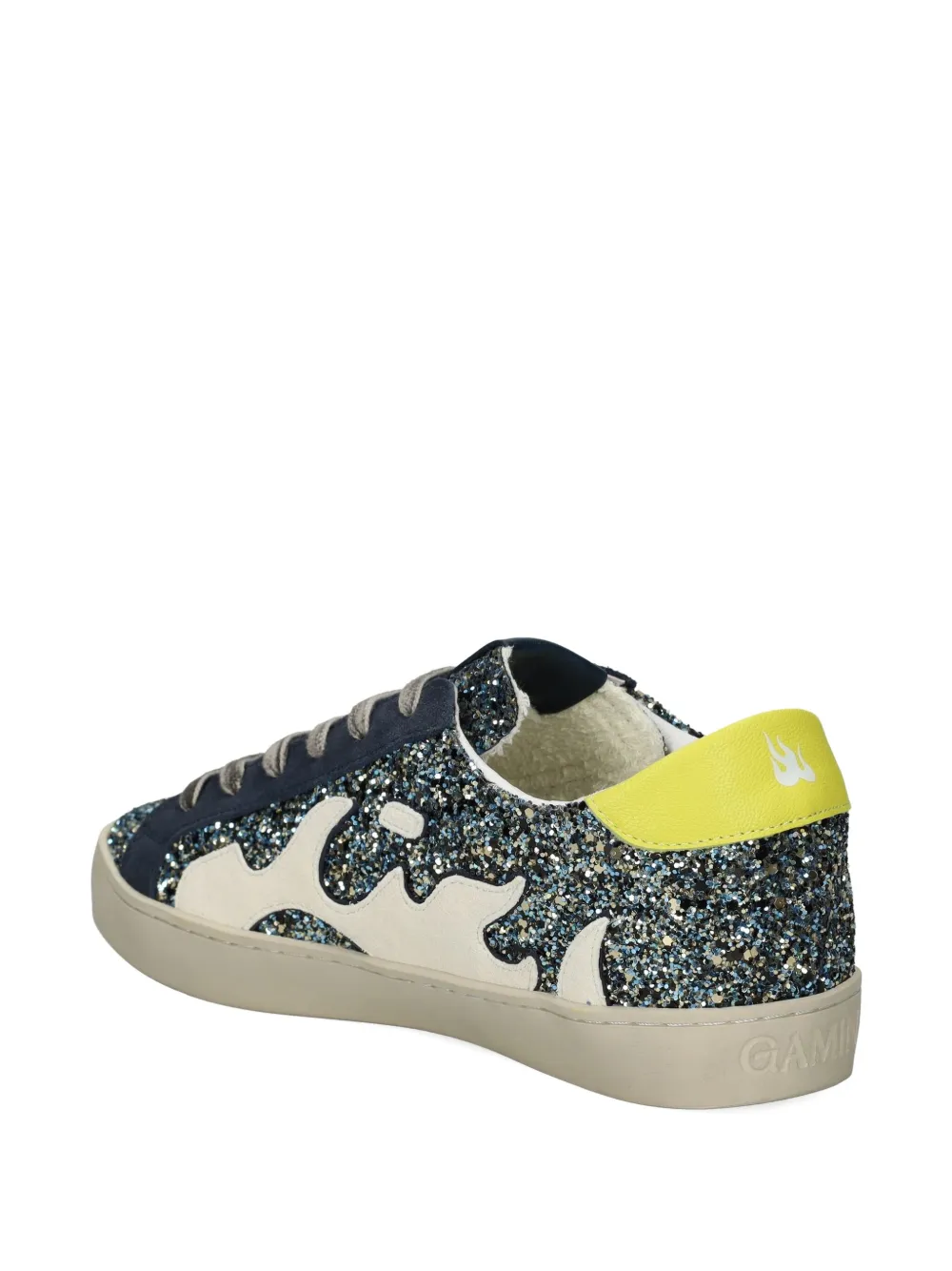 Gamin glitter-embellished sneakers Blue