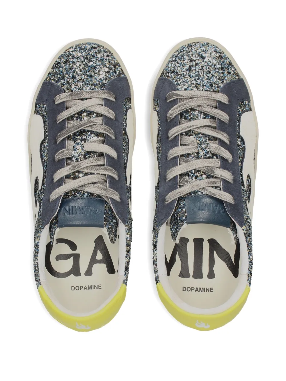 Gamin glitter-embellished sneakers Blue