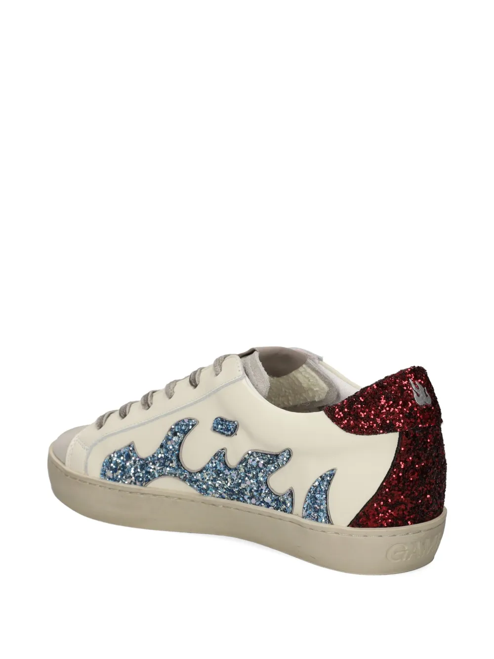 Gamin flame-detail sneakers White