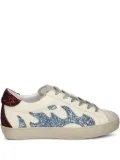 Gamin flame-detail sneakers - White