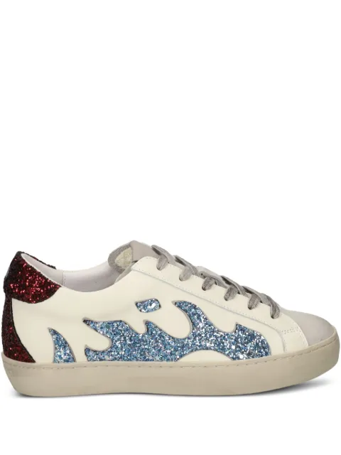 Gamin flame-detail sneakers
