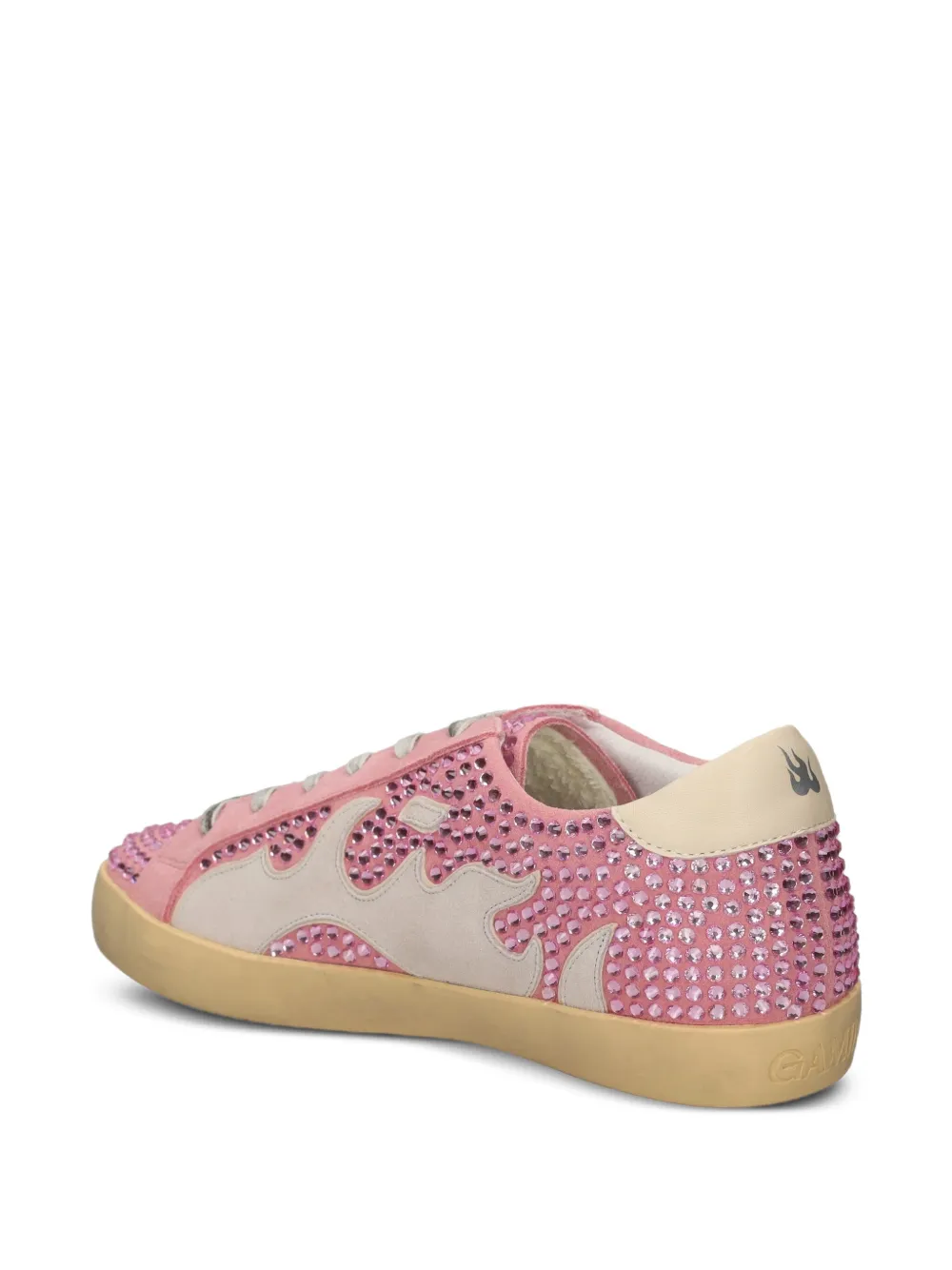 Gamin Sneakers verfraaid met stras - Roze