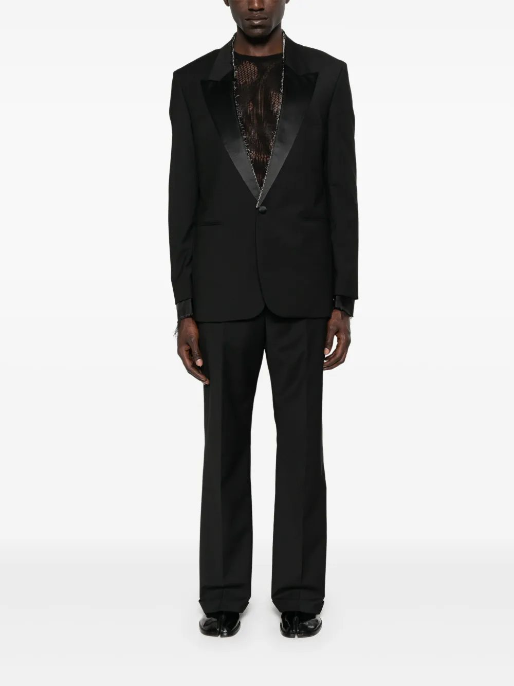 ERALDO frayed-detail suit | Single Breasted Suits | Image 2