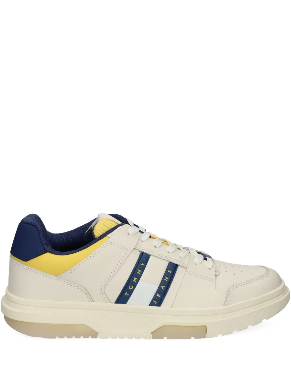Tommy Jeans Brooklyn multi-stripe low-top sneakers Neutrals