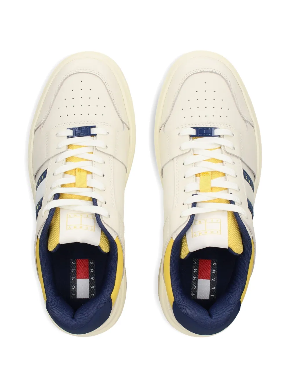 Tommy Jeans Brooklyn multi-stripe low-top sneakers Neutrals