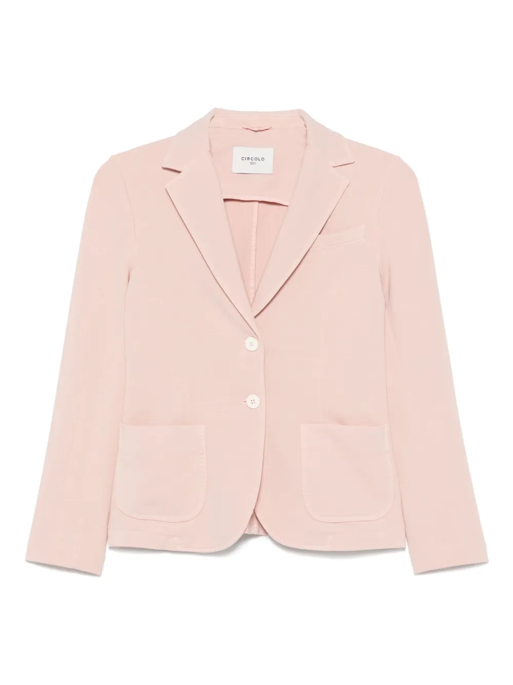 Circolo 1901 Blazer met enkele rij knopen Roze