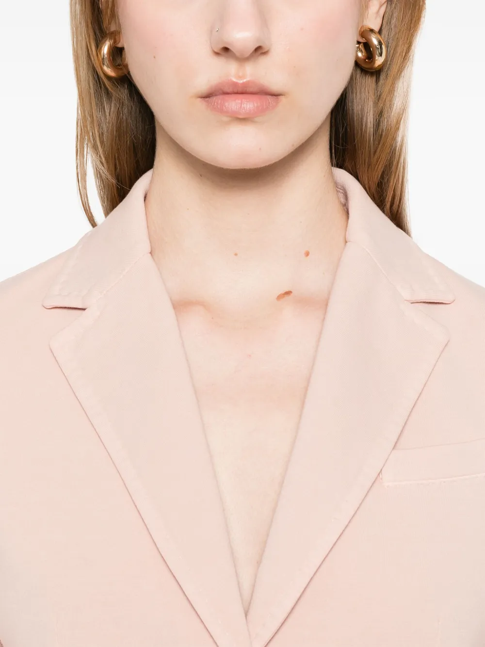 Circolo 1901 Blazer met enkele rij knopen Roze